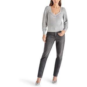 image:imageSteve Madden Womens Irene SweaterSilver Grey
