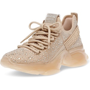 image:imageSteve Madden Womens Maxima SneakerBlush Multi Rhinestone