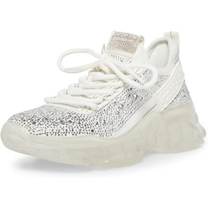 image:imageSteve Madden Womens Maxima SneakerWhite Multi Rhinestone