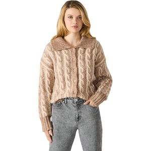 image:imageSteve Madden Womens Michaella Cable CardiganMocha Heather