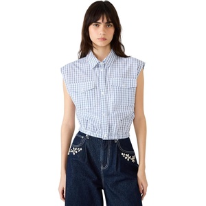 image:imageSteve Madden Womens Scout ShirtNavy Plaid