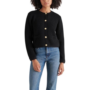 image:imageSteve Madden Womens Steve Madden Apparel Fantino Sweater JacketBlack