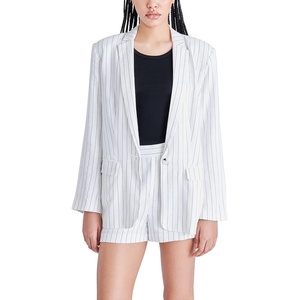 image:imageSteve Madden Womens Steve Madden Apparel Jessa BlazerIvory Stripe