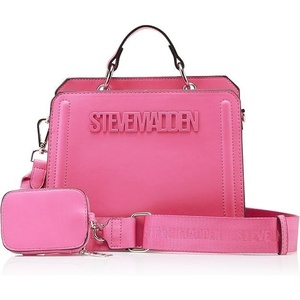 image:imageSteve Madden Womens Steve Madden Bevelyn Convertible Crossbody BagCrossbodyPink Flash