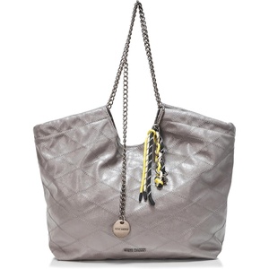 image:imageSteve Madden Womens Steve Madden Bkenz Patent Quilted ToteGravity Grey