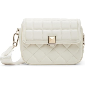image:imageSteve Madden Womens Steve Madden Carla Mixed Quilt Flap CrossbodyChalk