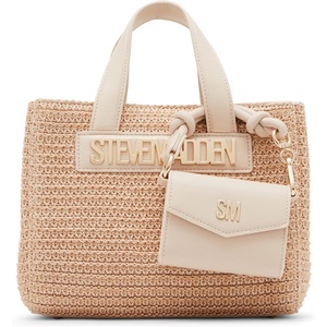 image:imageSteve Madden Womens Steve Madden Flores Raffia Mini ToteSand