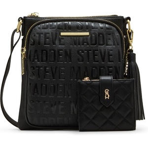image:imageSteve Madden Womens Steve Madden Glamjem Crossbody and Wallet SetBlack