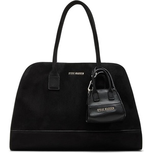 image:imageSteve Madden Womens Steve Madden Harlii Faux Suede SatchelBlack