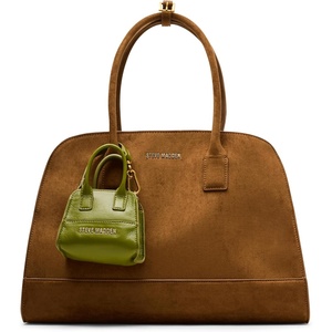 image:imageSteve Madden Womens Steve Madden Harlii Faux Suede SatchelTan