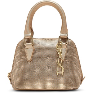 image:imageSteve Madden Womens Steve Madden Hope Rhinestone Top Handle CrossbodyChampagne