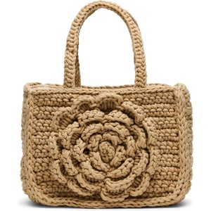 image:imageSteve Madden Womens Steve Madden Luvly Crochet Mini Top HandleNatural