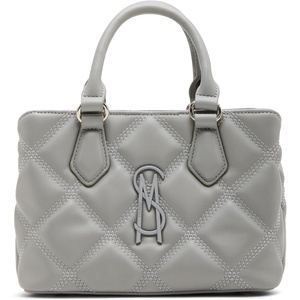 image:imageSteve Madden Womens Steve Madden Mickey Quilted Top Handle CrossbodyLight Grey
