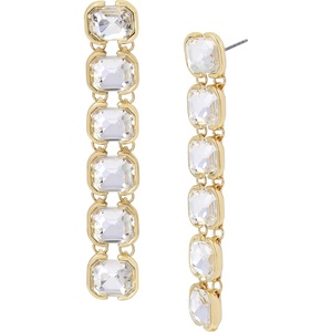 image:imageStone Linear EarringsCrystalGold