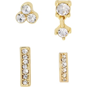 image:imageStone Mismatched Earring SetCrystalGold