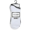 image:imageSTEVE MADDEN 6PK RIB SHORTIE CREW WHITEGREYBLK 6PK 911