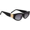 image:imageSTEVE MADDEN Womens Female Sunglasses Style Adriane Cat Eye WhiteSolid Brown 52mm 19mmBlack