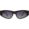 image:imageSTEVE MADDEN Womens Female Sunglasses Style Adriane Cat Eye WhiteSolid Brown 52mm 19mmBlack