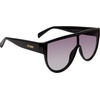 image:imageSTEVE MADDEN Womens Female Sunglasses Style Nigel Wrap BlackSmoke Gradient 143mm 0mmBlack