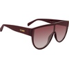 image:imageSTEVE MADDEN Womens Female Sunglasses Style Nigel Wrap BlackSmoke Gradient 143mm 0mmDk Red Berry Burgandy