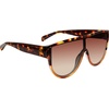 image:imageSTEVE MADDEN Womens Female Sunglasses Style Nigel Wrap BlackSmoke Gradient 143mm 0mmTort Misc