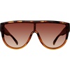 image:imageSTEVE MADDEN Womens Female Sunglasses Style Nigel Wrap BlackSmoke Gradient 143mm 0mmTort Misc