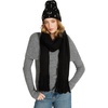 image:imageSteve Madden Beanie and Scarf Embellished Gift Set Black