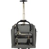 image:imageSteve Madden Designer 15 Inch Carry on Suitcase Small Weekender Overnight Business Travel Luggage Lightweight 2 Rolling Spinner Wheels Under Seat Bag for Women Shadow PurplePeekaboo Grey