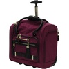 image:imageSteve Madden Designer 15 Inch Carry on Suitcase Small Weekender Overnight Business Travel Luggage Lightweight 2 Rolling Spinner Wheels Under Seat Bag for Women Shadow PurplePeekABoo Purple