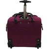 image:imageSteve Madden Designer 15 Inch Carry on Suitcase Small Weekender Overnight Business Travel Luggage Lightweight 2 Rolling Spinner Wheels Under Seat Bag for Women Shadow PurplePeekABoo Purple