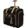 image:imageSteve Madden Designer 15 Inch Carry on Suitcase Small Weekender Overnight Business Travel Luggage Lightweight 2 Rolling Spinner Wheels Under Seat Bag for Women Shadow PurpleHarlo Black