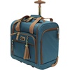 image:imageSteve Madden Designer 15 Inch Carry on Suitcase Small Weekender Overnight Business Travel Luggage Lightweight 2 Rolling Spinner Wheels Under Seat Bag for Women Shadow PurpleHarlo Teal Blue