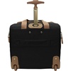 image:imageSteve Madden Designer 15 Inch Carry on Suitcase Small Weekender Overnight Business Travel Luggage Lightweight 2 Rolling Spinner Wheels Under Seat Bag for Women Shadow PurpleHarlo Black