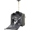 image:imageSteve Madden Designer 15 Inch Carry on Suitcase Small Weekender Overnight Business Travel Luggage Lightweight 2 Rolling Spinner Wheels Under Seat Bag for Women Shadow PurplePeekaboo Grey