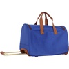 image:imageSteve Madden Designer Carry On Luggage Collection  Lightweight 20 Inch Duffel Bag Weekender Overnight Business Travel Suitcase with 2 Rolling Spinner Wheels Global BlackGlobal Blue
