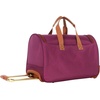 image:imageSteve Madden Designer Carry On Luggage Collection  Lightweight 20 Inch Duffel Bag Weekender Overnight Business Travel Suitcase with 2 Rolling Spinner Wheels Global BlackGlobal Purple