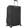 image:imageSteve Madden Designer Luggage  Checked Large 28 Inch Softside Suitcase  Expandable for Extra Packing Capacity  Lightweight Bag with Rolling Spinner Wheels Harlo GrayPeekABoo Black