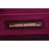 image:imageSteve Madden Designer Luggage  Checked Large 28 Inch Softside Suitcase  Expandable for Extra Packing Capacity  Lightweight Bag with Rolling Spinner Wheels Harlo GrayPeekABoo Purple