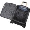 image:imageSteve Madden Designer Luggage  Checked Large 28 Inch Softside Suitcase  Expandable for Extra Packing Capacity  Lightweight Bag with Rolling Spinner Wheels Harlo GrayPeekABoo Black