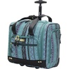 image:imageSteve Madden Designer Luggage Collection  3 Piece Softside Expandable Lightweight Spinner Suitcase Set  Travel Set Includes an Under Seat Bag 20Inch Carry on and 28Inch Checked Suitcase ShadowLegends Turquoise