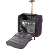 image:imageSteve Madden Designer Luggage Collection  3 Piece Softside Expandable Lightweight Spinner Suitcase Set  Travel Set Includes an Under Seat Bag 20Inch Carry on and 28Inch Checked Suitcase ShadowShadow Purple