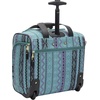 image:imageSteve Madden Designer Luggage Collection  3 Piece Softside Expandable Lightweight Spinner Suitcase Set  Travel Set Includes an Under Seat Bag 20Inch Carry on and 28Inch Checked Suitcase ShadowLegends Turquoise