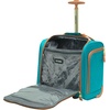 image:imageSteve Madden Designer Luggage Collection  3 Piece Softside Expandable Lightweight Spinner Suitcase Set  Travel Set Includes an Under Seat Bag 20Inch Carry on and 28Inch Checked Suitcase ShadowHarlo Teal Blue