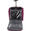 image:imageSteve Madden Designer Luggage Collection  3 Piece Softside Expandable Lightweight Spinner Suitcase Set  Travel Set Includes an Under Seat Bag 20Inch Carry on and 28Inch Checked Suitcase ShadowPeekaboo Purple