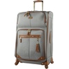image:imageSteve Madden Designer Luggage Collection  3 Piece Softside Expandable Lightweight Spinner Suitcase Set  Travel Set Includes an Under Seat Bag 20Inch Carry on and 28Inch Checked Suitcase ShadowHarlo Gray