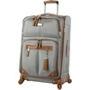 image:imageSteve Madden Designer Luggage Collection  3 Piece Softside Expandable Lightweight Spinner Suitcase Set  Travel Set Includes an Under Seat Bag 20Inch Carry on and 28Inch Checked Suitcase ShadowHarlo Gray