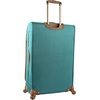 image:imageSteve Madden Designer Luggage Collection  3 Piece Softside Expandable Lightweight Spinner Suitcase Set  Travel Set Includes an Under Seat Bag 20Inch Carry on and 28Inch Checked Suitcase ShadowHarlo Teal Blue