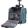 image:imageSteve Madden Designer Luggage Collection  3 Piece Softside Expandable Lightweight Spinner Suitcase Set  Travel Set Includes an Under Seat Bag 20Inch Carry on and 28Inch Checked Suitcase ShadowLegends Turquoise
