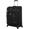 image:imageSteve Madden Designer Luggage Collection  3 Piece Softside Expandable Lightweight Spinner Suitcase Set  Travel Set includes 20 Inch Carry on 24 Inch amp 28Inch Checked Suitcases Black GreyBlack Grey