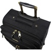 image:imageSteve Madden Designer Luggage Collection  3 Piece Softside Expandable Lightweight Spinner Suitcase Set  Travel Set includes 20 Inch Carry on 24 Inch amp 28Inch Checked Suitcases Black GreyBlack Grey